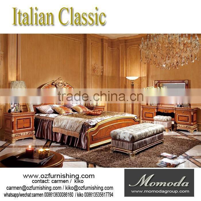 YB62 European style solid wood italian top fabric super luxury baroque antique living room 1+2+3 sofa