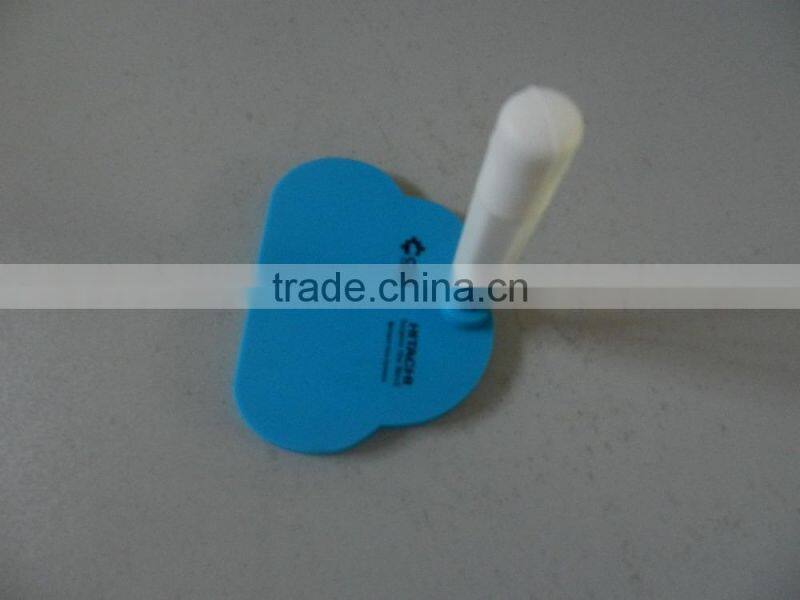 2015 hot sale square shape silicone rewritable memo pad