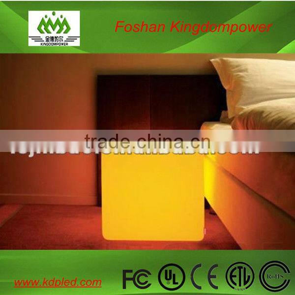 waterproof remote control led cube chair