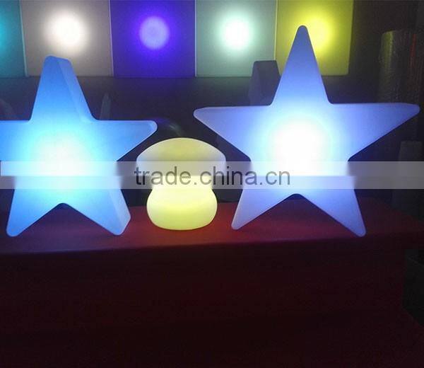 Outdoor waterproof RGB 16 colors changing LED star shaped light
