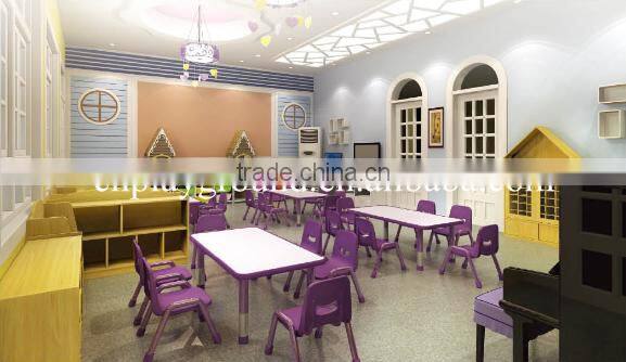 (HC-2508) School kids wooden study desk