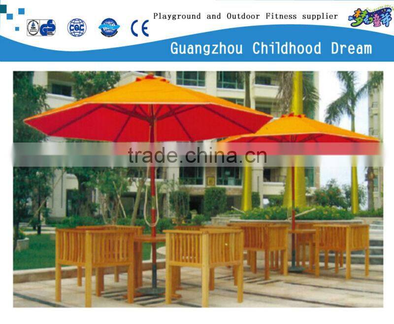 (HD-19601)Outdoor leisure bench with umbrella