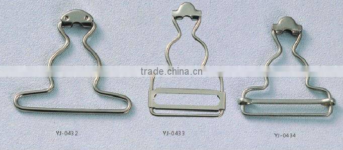 KMJ-1811 new design suspender metal buckles with different sizes for bags usage