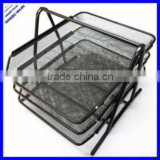 2015 best selling 3 tier office metal desk tray,3 layer file tray