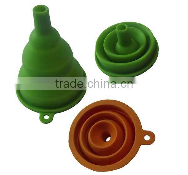 Multifuncational food grade Silicone ruber funnel