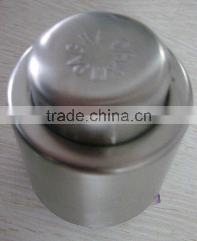 stainless steel champagne stopper