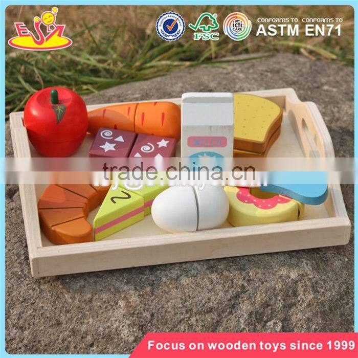 wholesale preschool food set toys wooden kids play food new design wooden kids play food W10B184