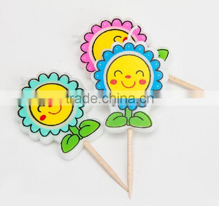 Sun Flower Birthday Candle for Children