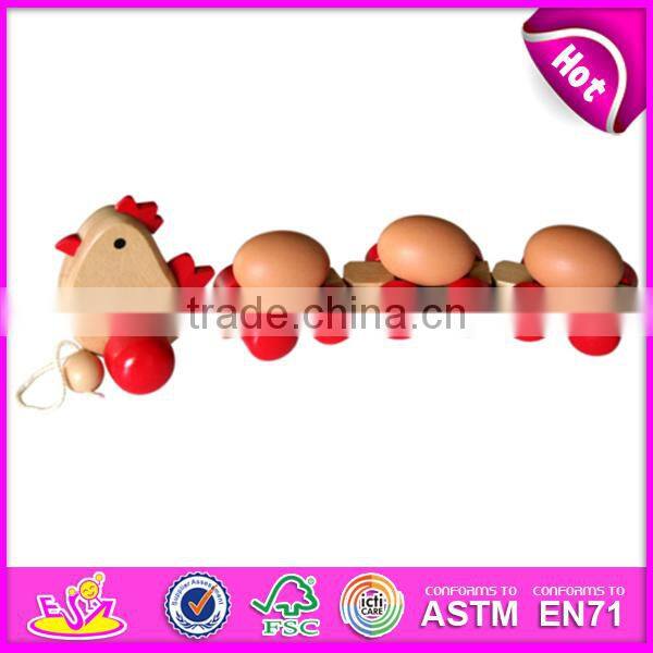 2015 Colorful wooden toy blocks train for kids,Fashionable children 18PCS Wooden toy train,Lovely Baby Wooden Toy Train W05C014