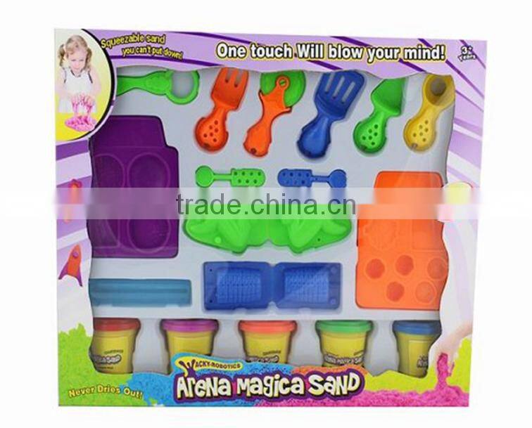 Smart play sand and magic sand model with EN71