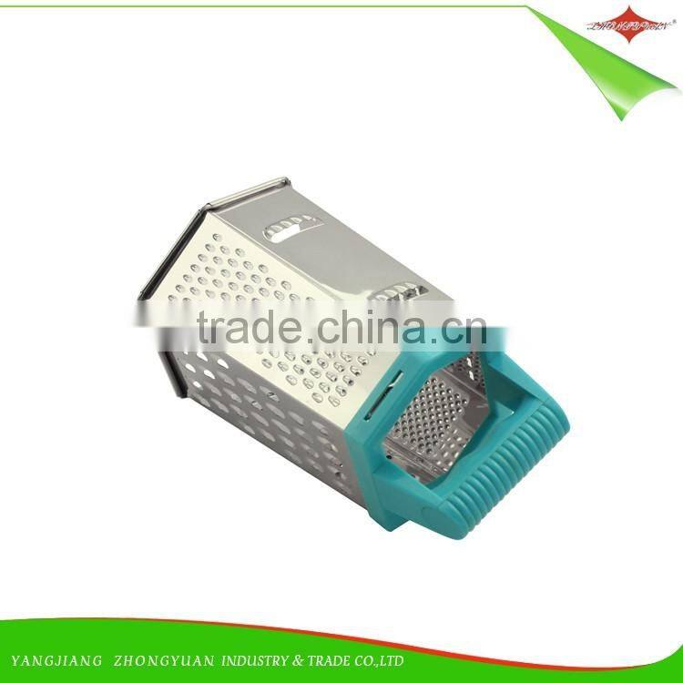 ZY-N5048 Hot selling 6 side stainless steel grater with good grip