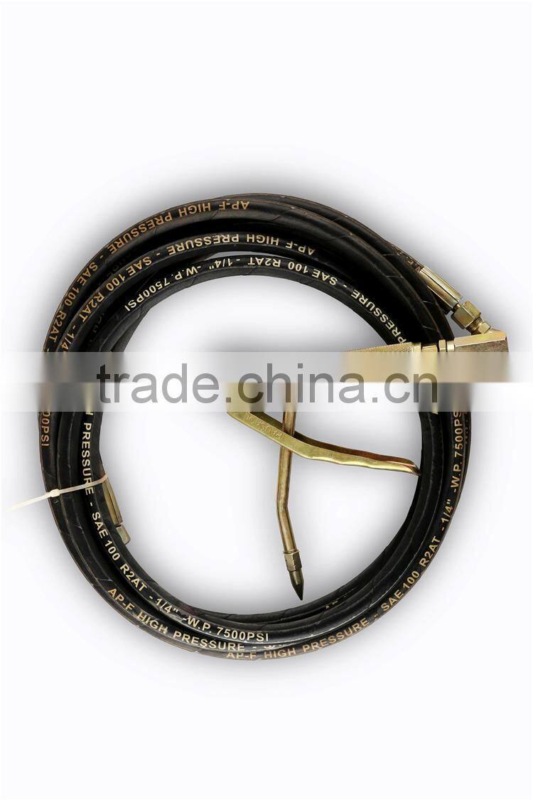 Pneumatic high-pressure lubricator