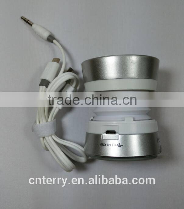 portable rechargeable line-in speaker