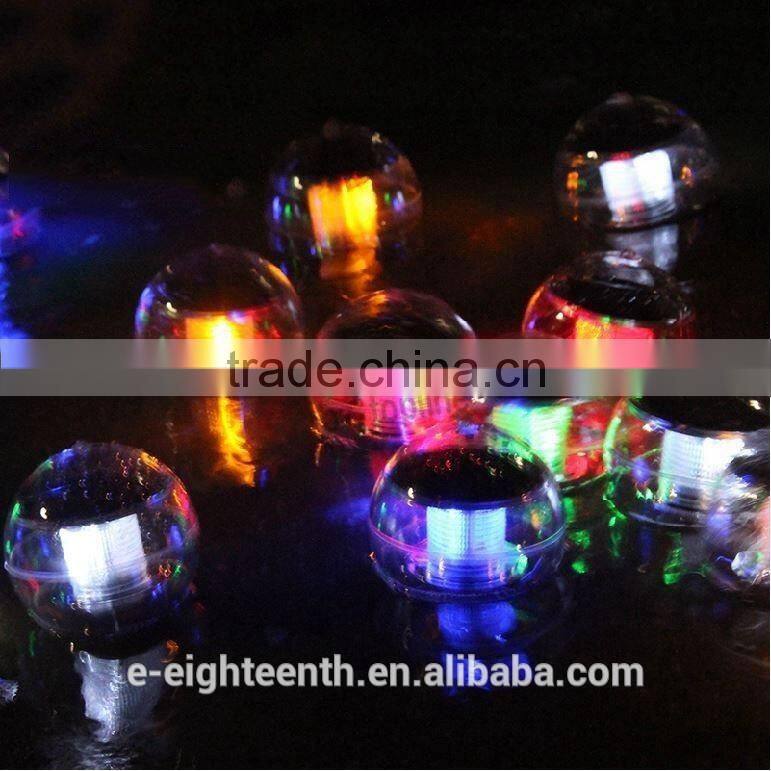 new arrival colorful Solar 7 Color Floating Multi LED Light Water Swimming Pool Ball