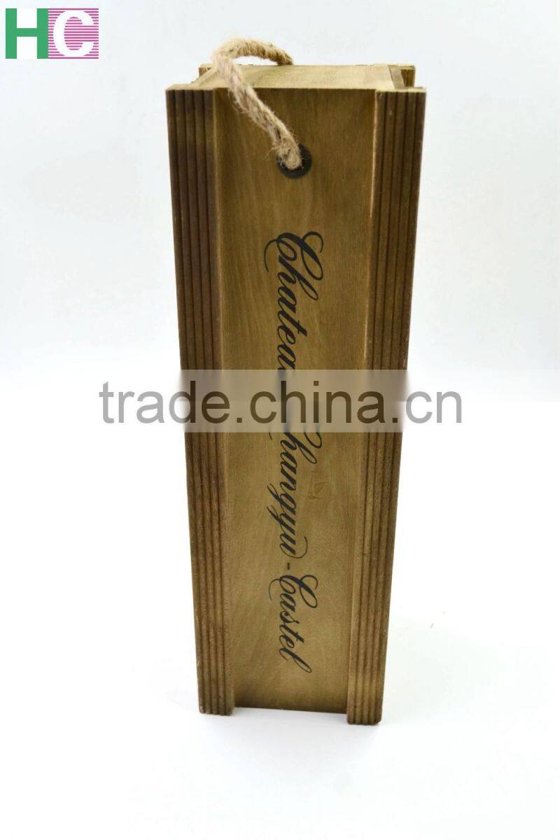 Customized Wholesale luxury tea wood packing box/pine wood wine boxes/vintage wooden box for fruit and vegetables wine, beverage