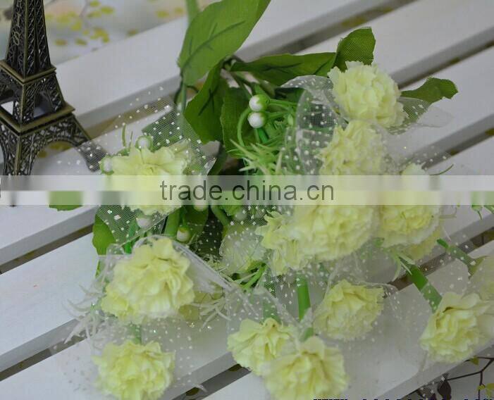 2014 plastic artificial flowers,artificial flower bunch