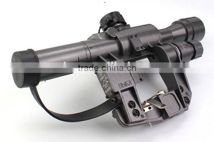 Military Standard Riflescope with SVD 4X24-1 Red Illuminated Reticle Rifle Scope