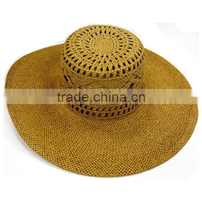Fashion Knitted Handmade Straw Hat for Buying