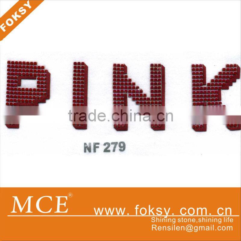 Pink zebra satin fabric heat transfer design on t shirt