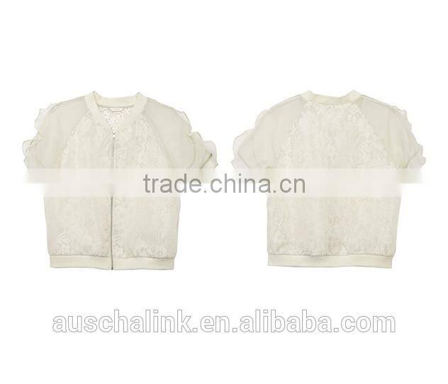 hot sale summer ladies lightweight short style silk jacket OEM service