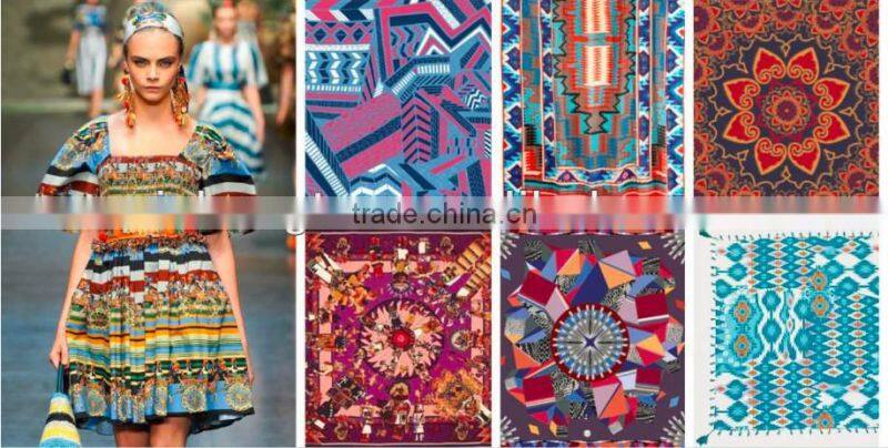High grade 100%Rayon challis print fabric(viscose fabric) print rayon