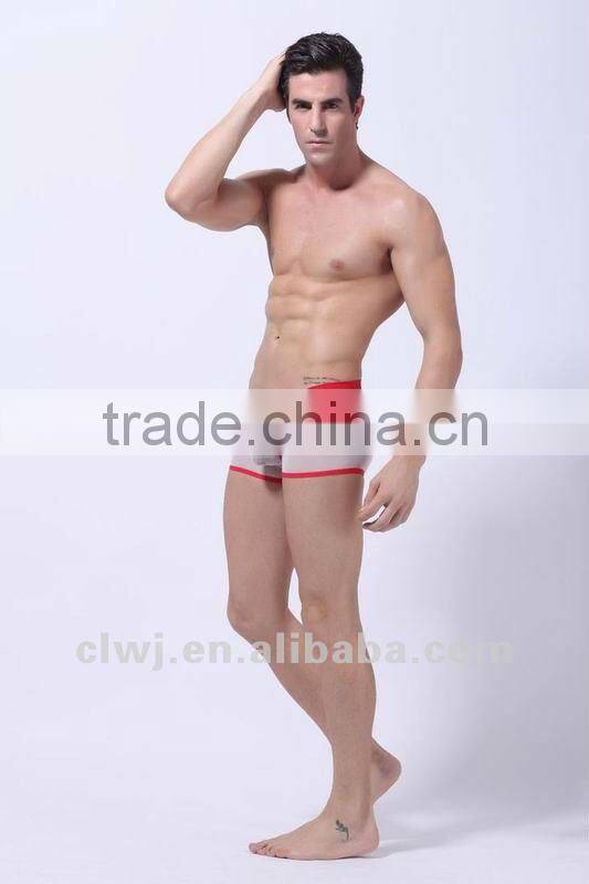 Transparent men's sexy underwear,man string, french mens underwear