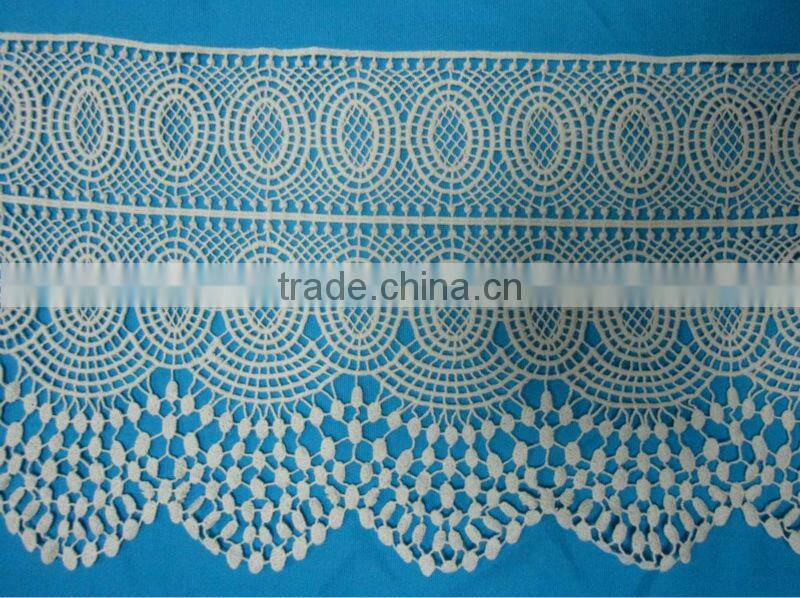 scallop crochet lace fabric