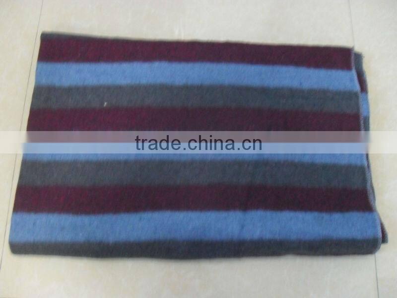 striped colorful blanket