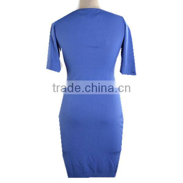 Latest new style bodycon long sleeve women dresses made in China