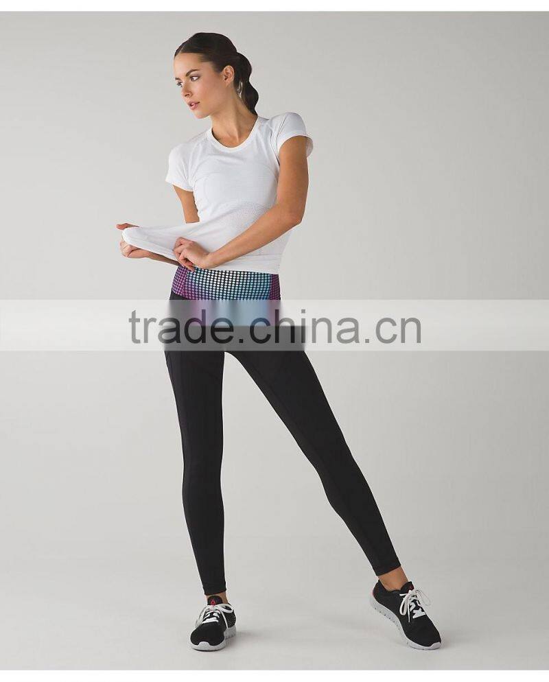 custom sport fitness wear yoga leggings black yoga pants womens