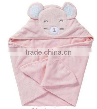 China supplier applique cotton terry swaddle baby blanket organic knitted baby blanket