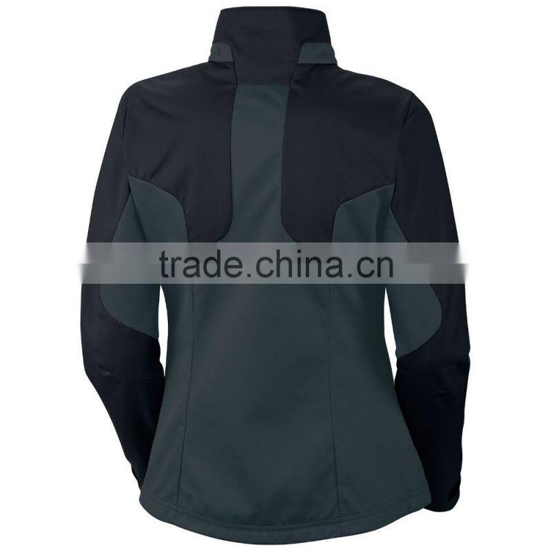 functional mixed color waterproof winter softshell jacket for man