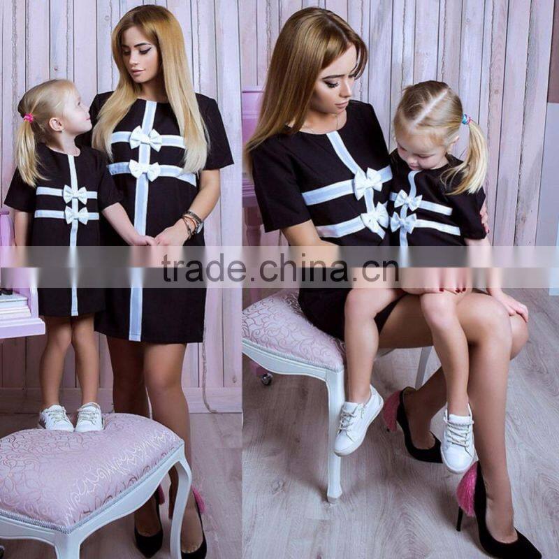 Summer Family Matching Mother Daughter Baby Dress Baby Girl Clothes Women Dress