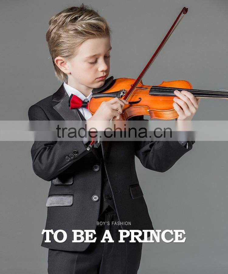 ELPA NXB0101 formal fancy black 3 piece designer boys suits