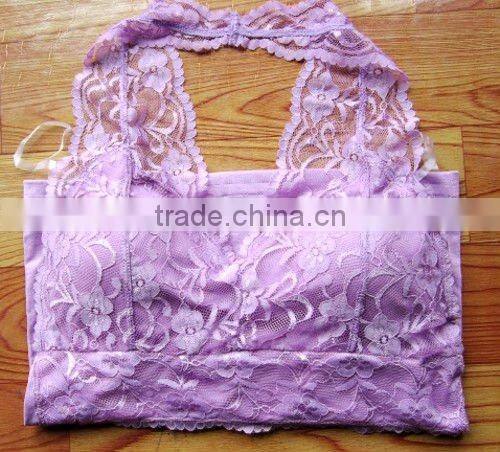 lace lady seamless camisole top with padded bra