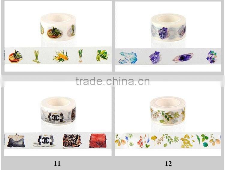12 patters Japan washi tape 2cm*10m decorative paper tape