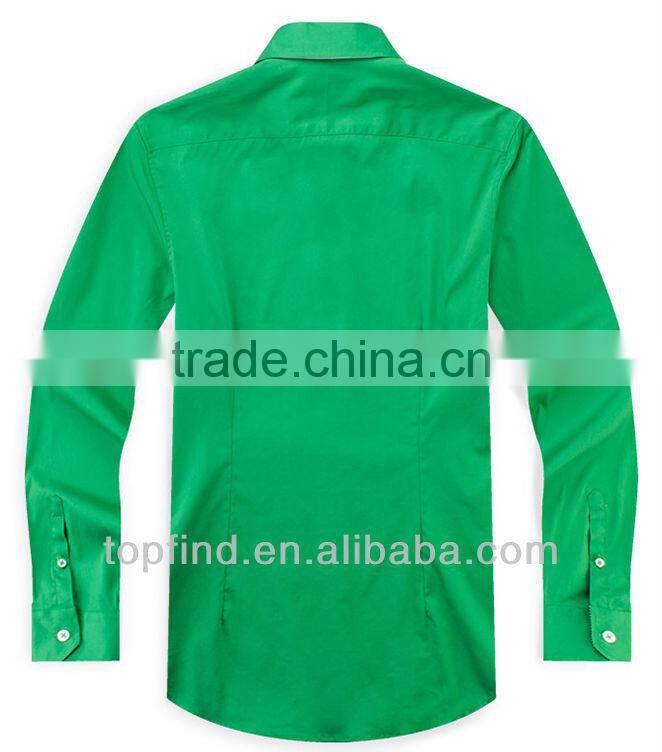 Bright color casual botton shirt