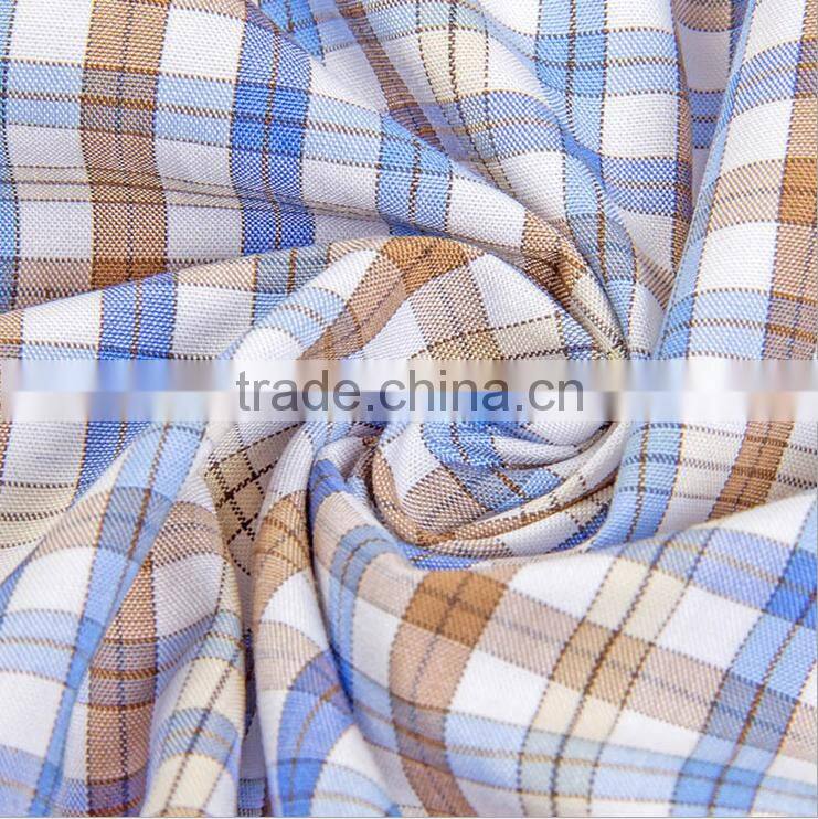 Oem service short sleeve check regular size men shirt embroidery design with customised logo