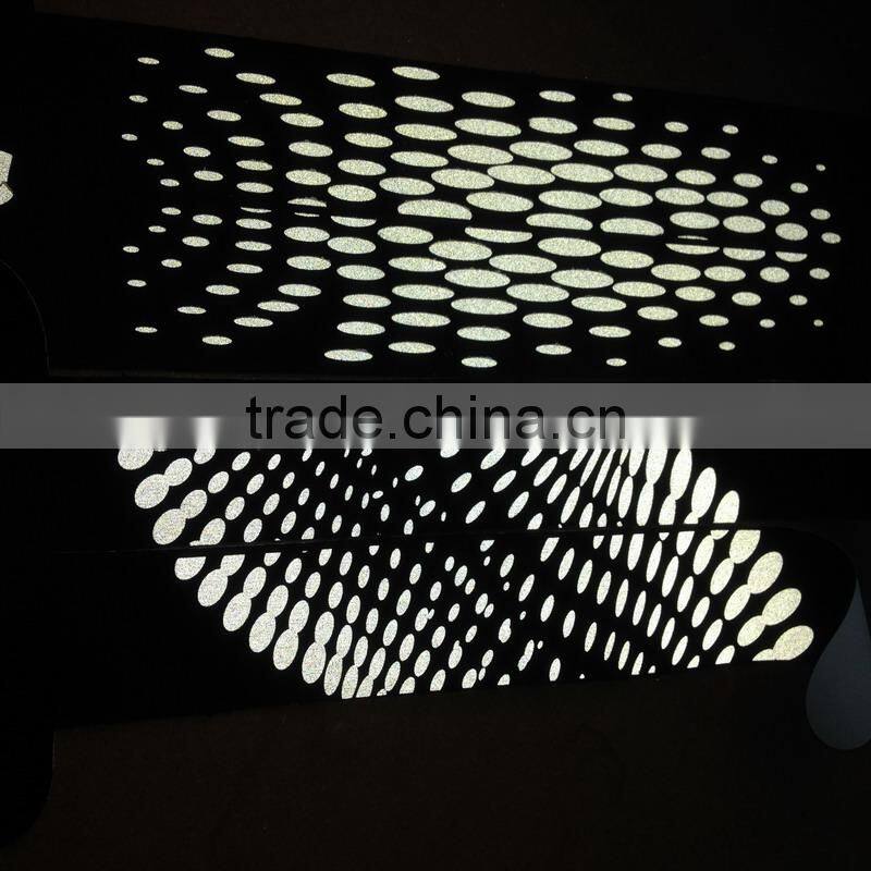 glow in the dark high light grey reflective powder printing paint