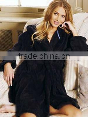 Microfiber women's bathrobes