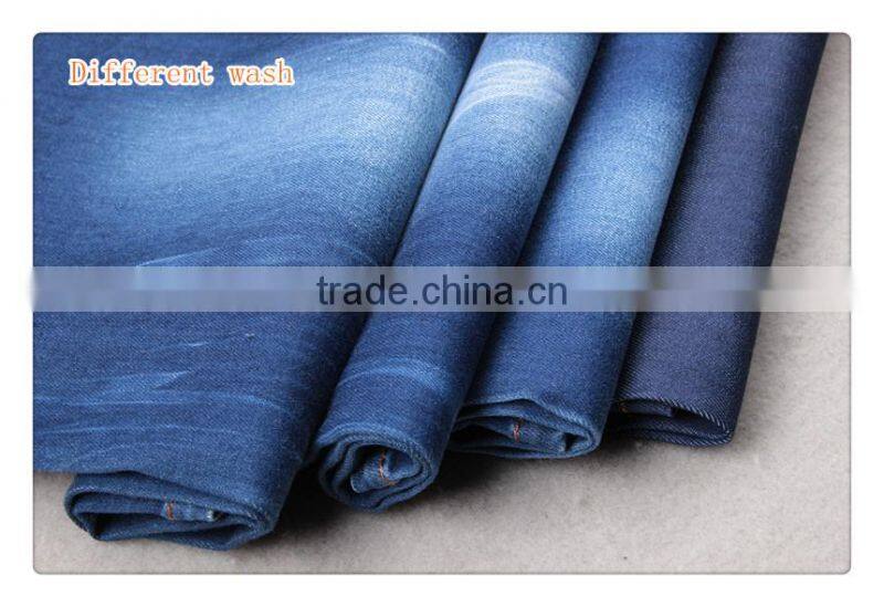 new fashion girls indigo blue 9 oz slub jeans fabric