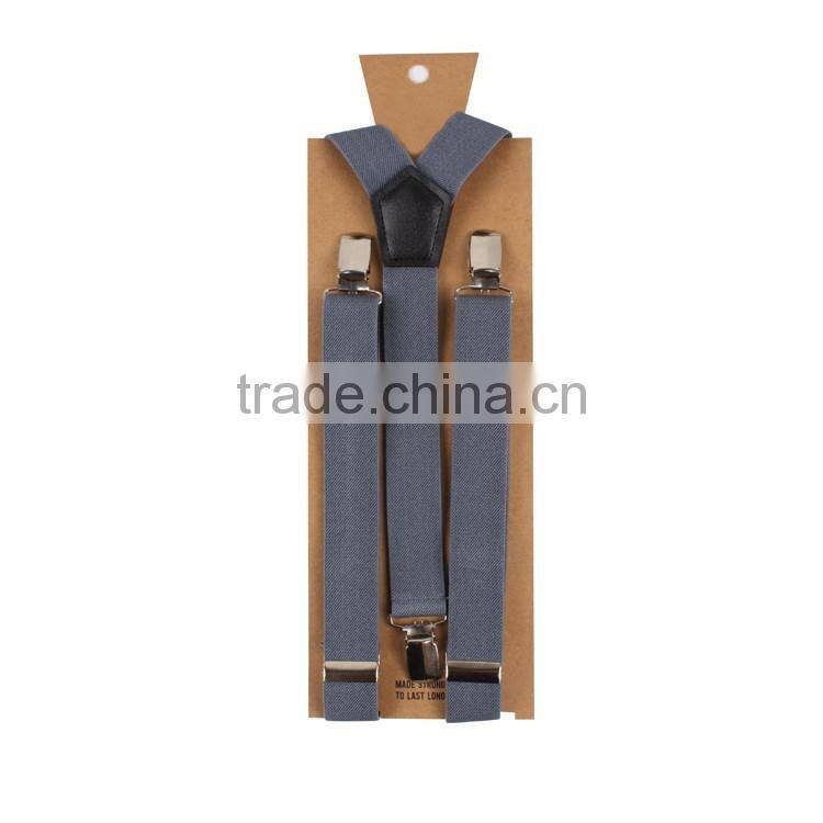 Clip-on Belt Adjustable Mens Women Elastic Braces Suspenders Y-Back 2017