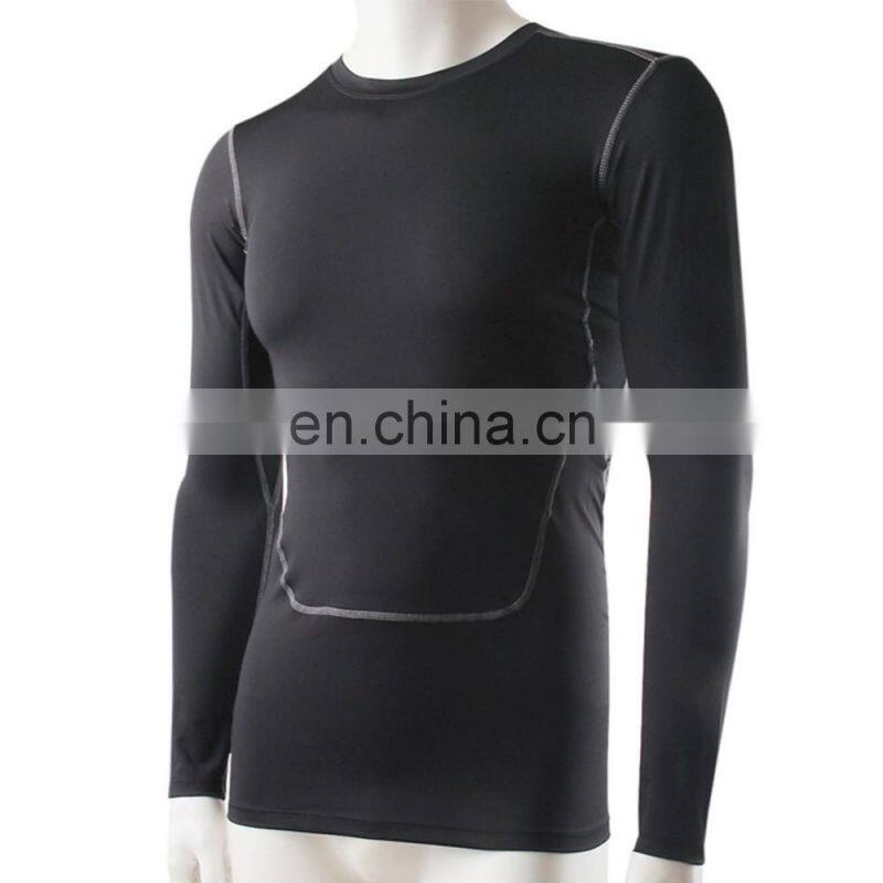 Quick dry and Breathable long sleeve compression top for men