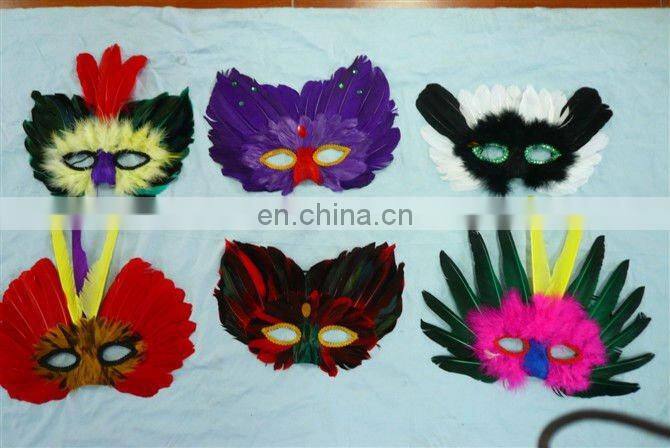 party carnival masquerade feather eye mask MPM-057