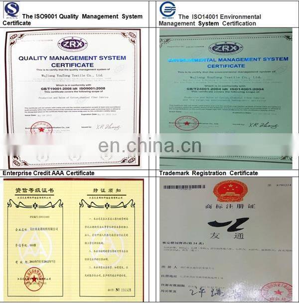 china supplier twill 65 poly 35 cotton Anti-static Fabric for safety garment