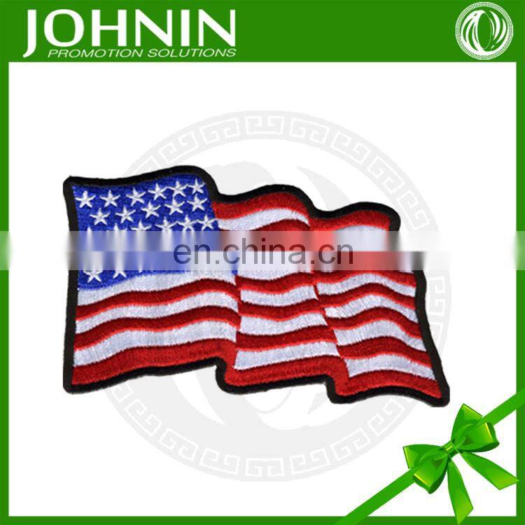Eco-Friendly Feature and Iron-On Style American flag patch