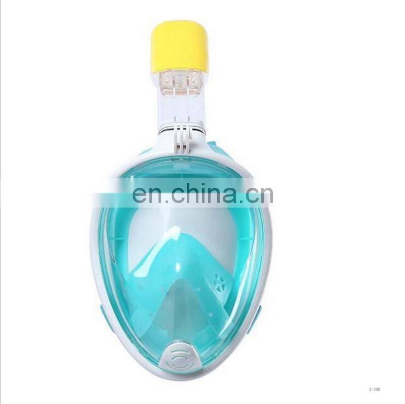 Underwater Diving Mask full face Snorkel mask Set Swimming Training Scuba mergulho full face snorkeling mask Anti Fog For Gopro