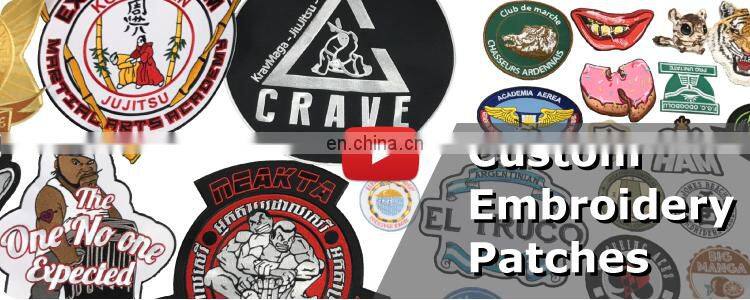 embroidery clothing brand name logo patch