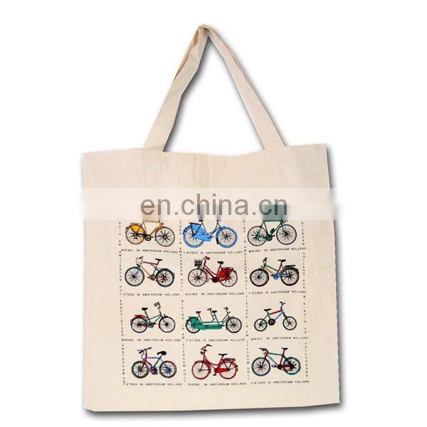 custom personalized red cotton tote bags printed logo