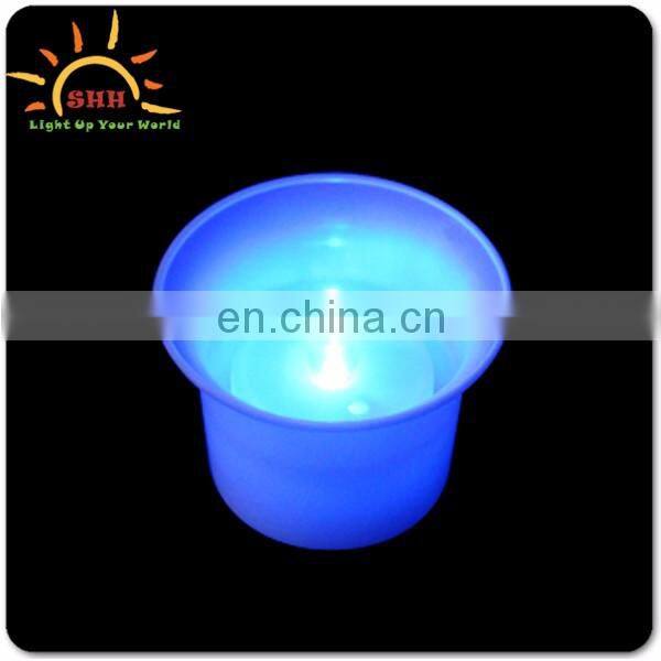 7 Color Customized Cup shape Electric Light LED Candle Decorative Candles